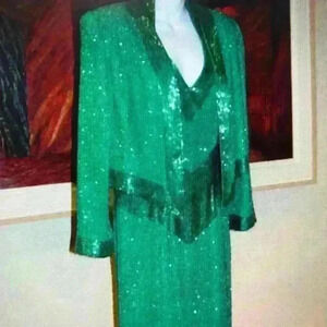 Claire’s Collection sequin gown size Large